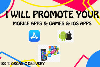 Portfolio for Mobile app marketing