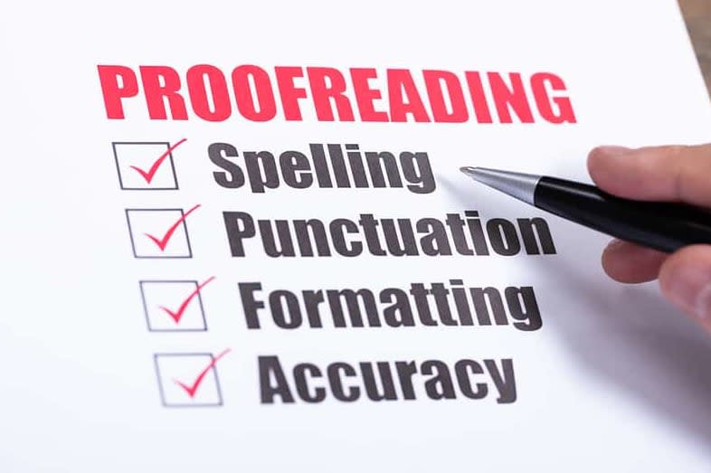 Portfolio for Expert Proofreading