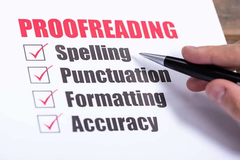 Portfolio for Editing and Proofreading