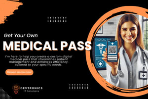 Portfolio for Custom Digital Medical Pass