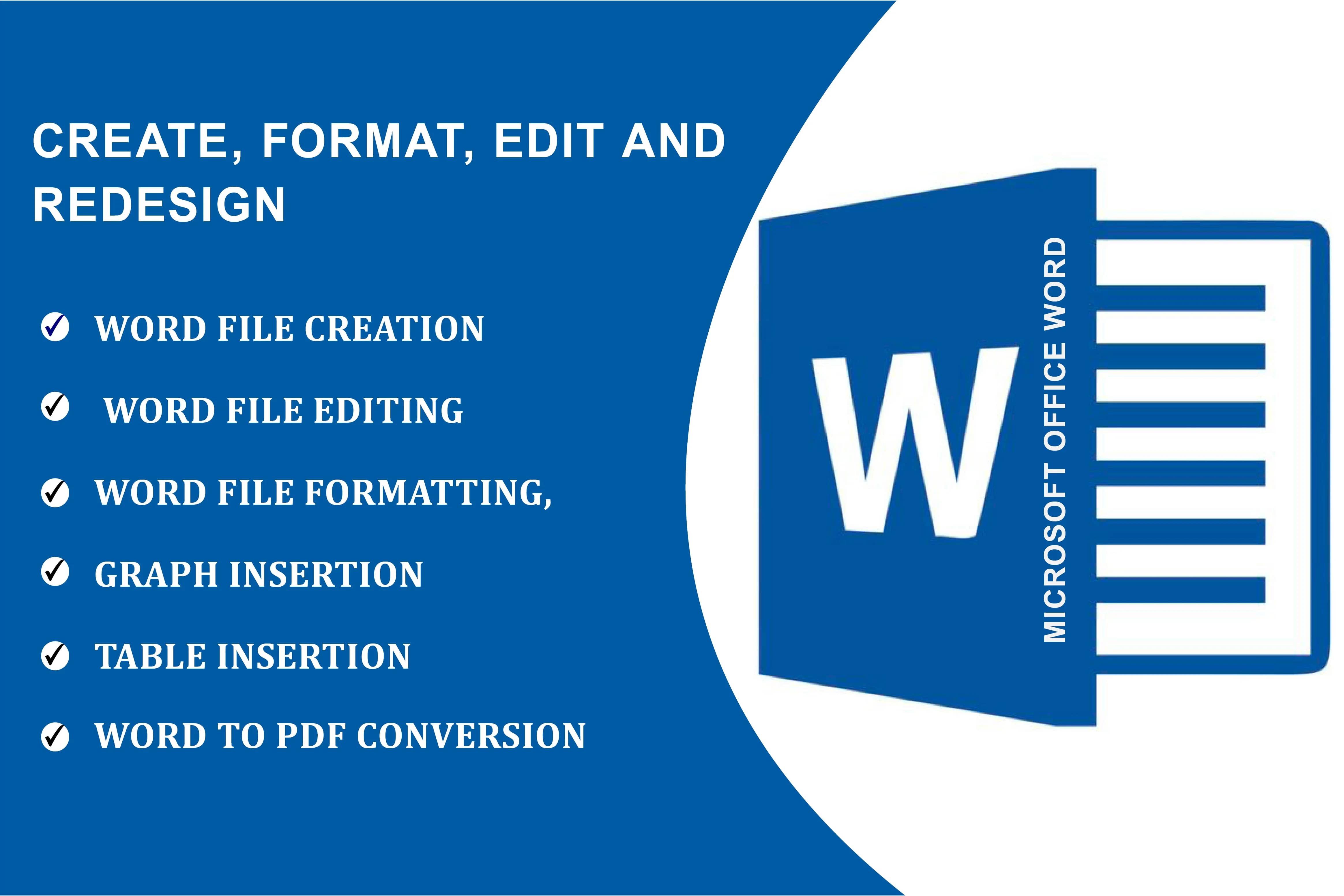 Portfolio for Ms Word Formatting, Editing, PDF to Word
