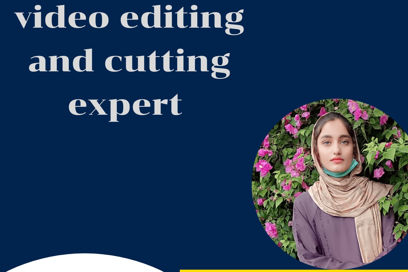 Portfolio for Video editing professional.