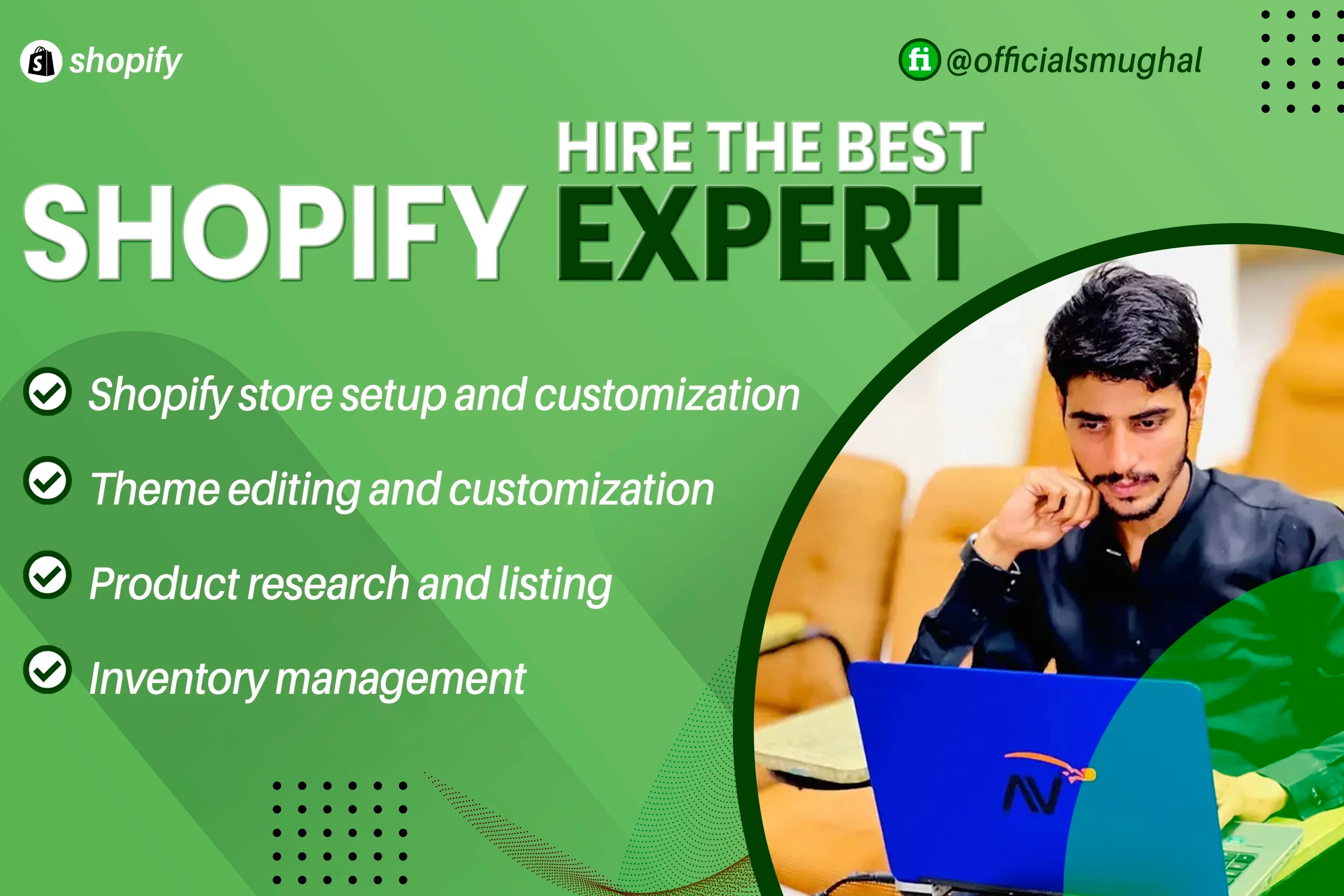 Portfolio for I will expert shopify virtual assistant