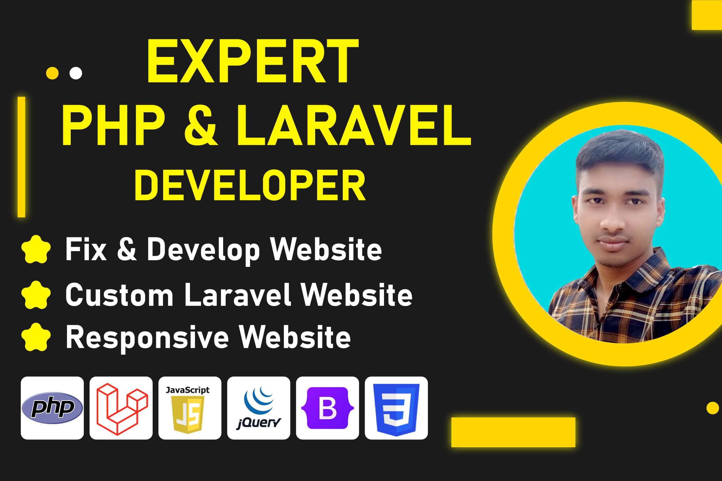 Portfolio for I will be your PHP laravel developer