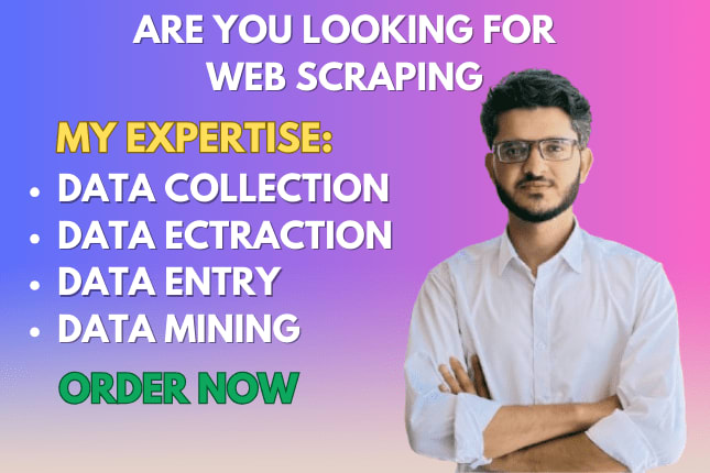 Portfolio for Data Scraping and Web Scraping