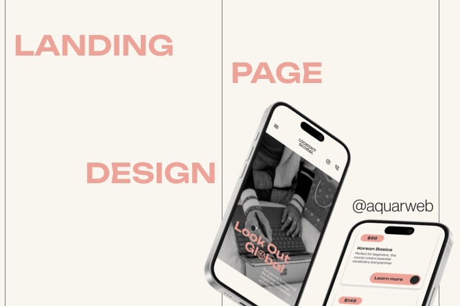 Portfolio for Landing page design