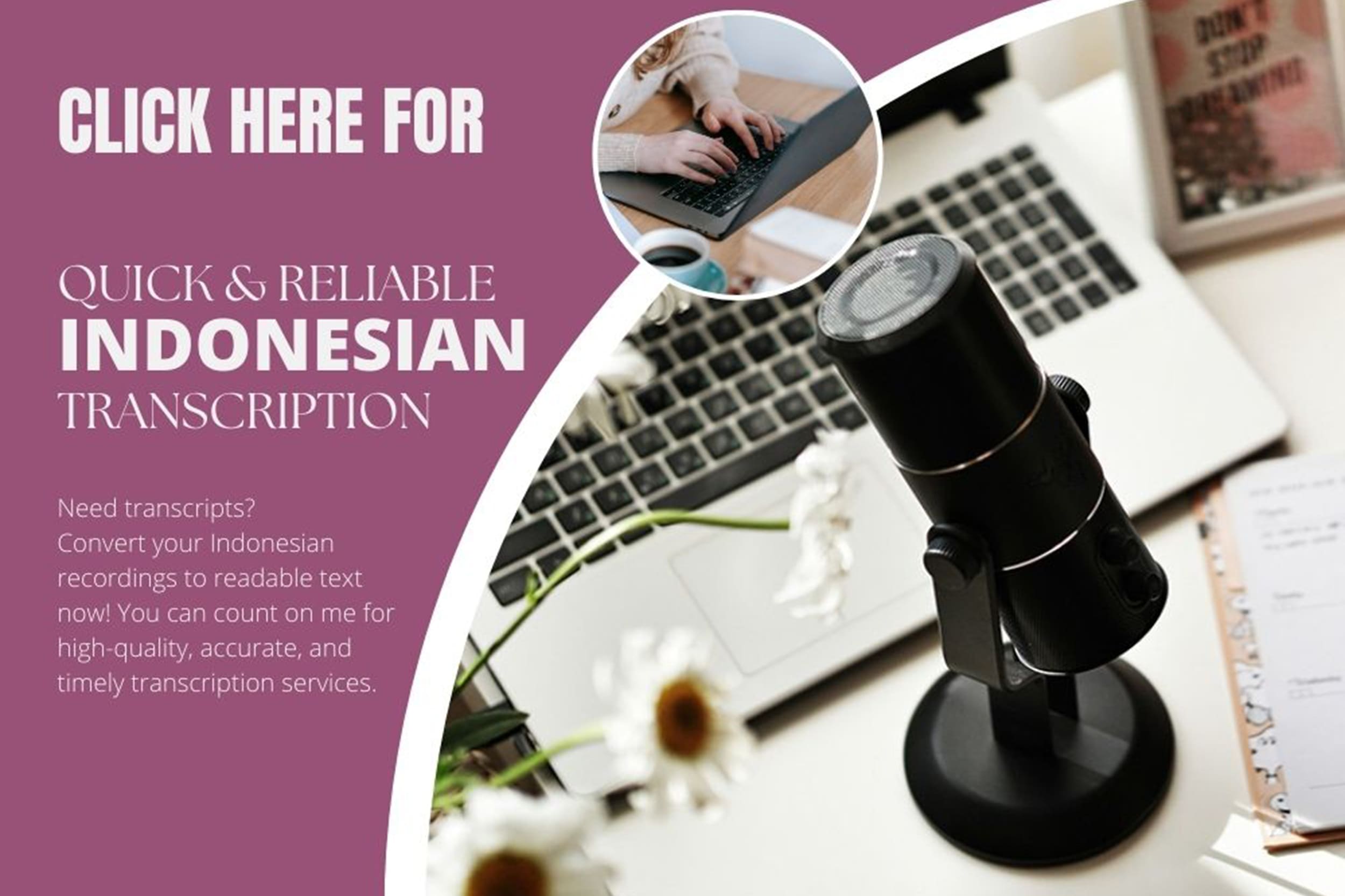 Portfolio for Professional Indonesian Transcripts