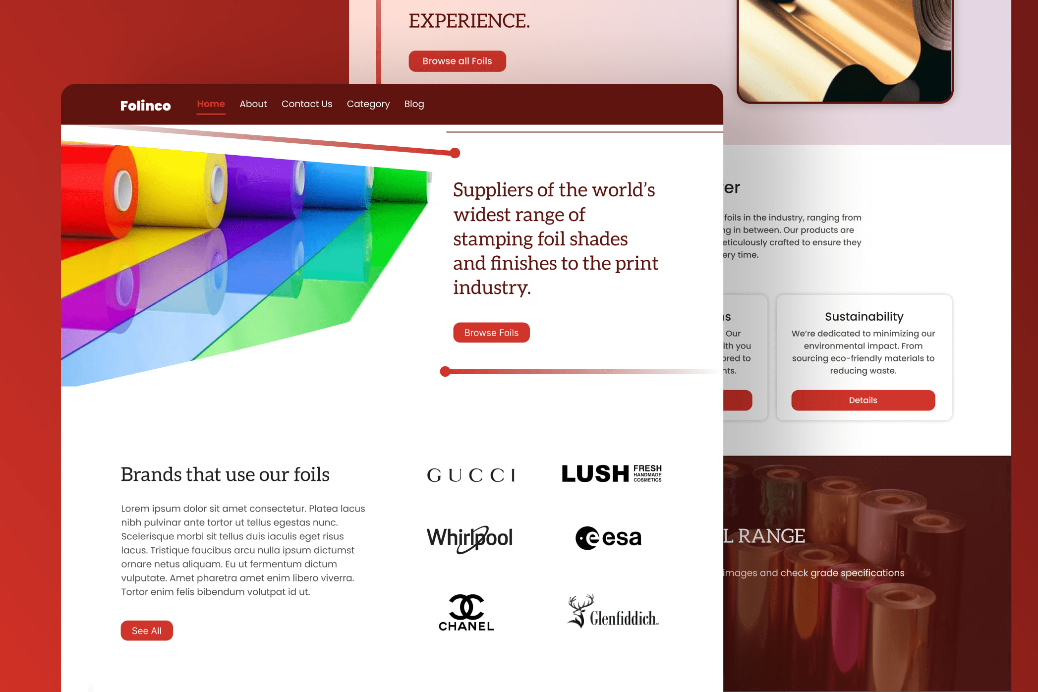 Portfolio for UI UX Designing