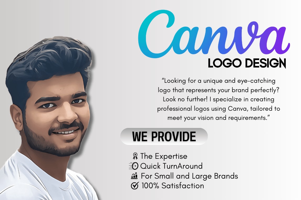 Portfolio for Professional logo design with Canva.