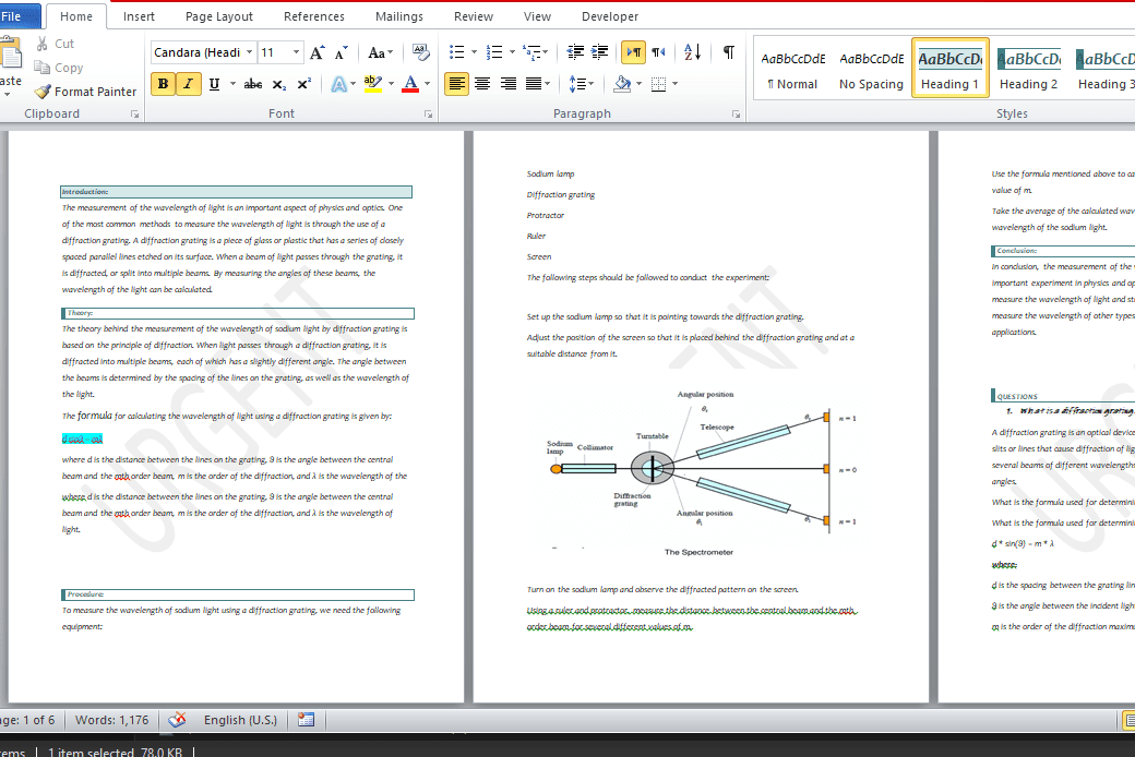 Portfolio for MS Word specialist. Typing expert