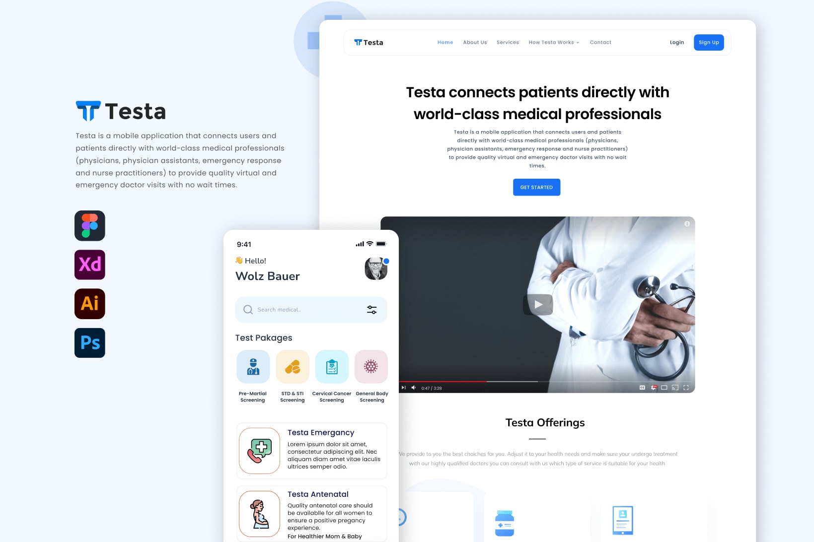 Portfolio for Website UX UI Design
