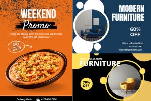 Portfolio for I will design banner, poster