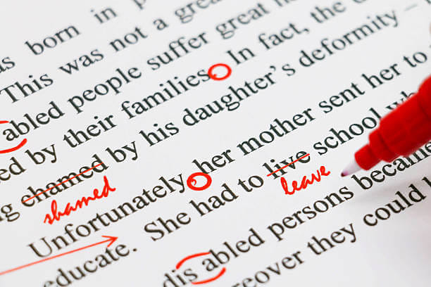 Portfolio for Proofreading and Editing