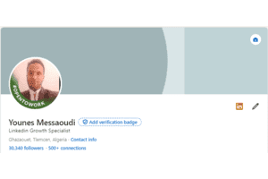 Portfolio for promote your content on my 30k Linkedin