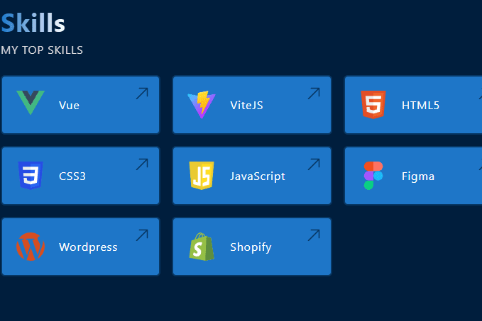 Portfolio for Front Web Development