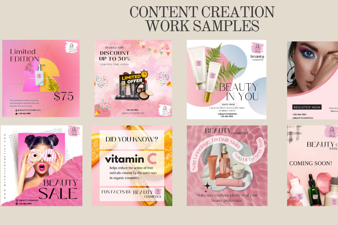 Portfolio for Virtual Assistant/ Social Media Manager/