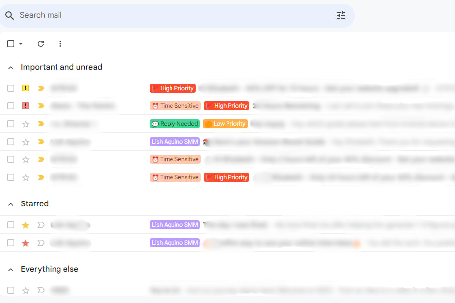 Portfolio for Email Management