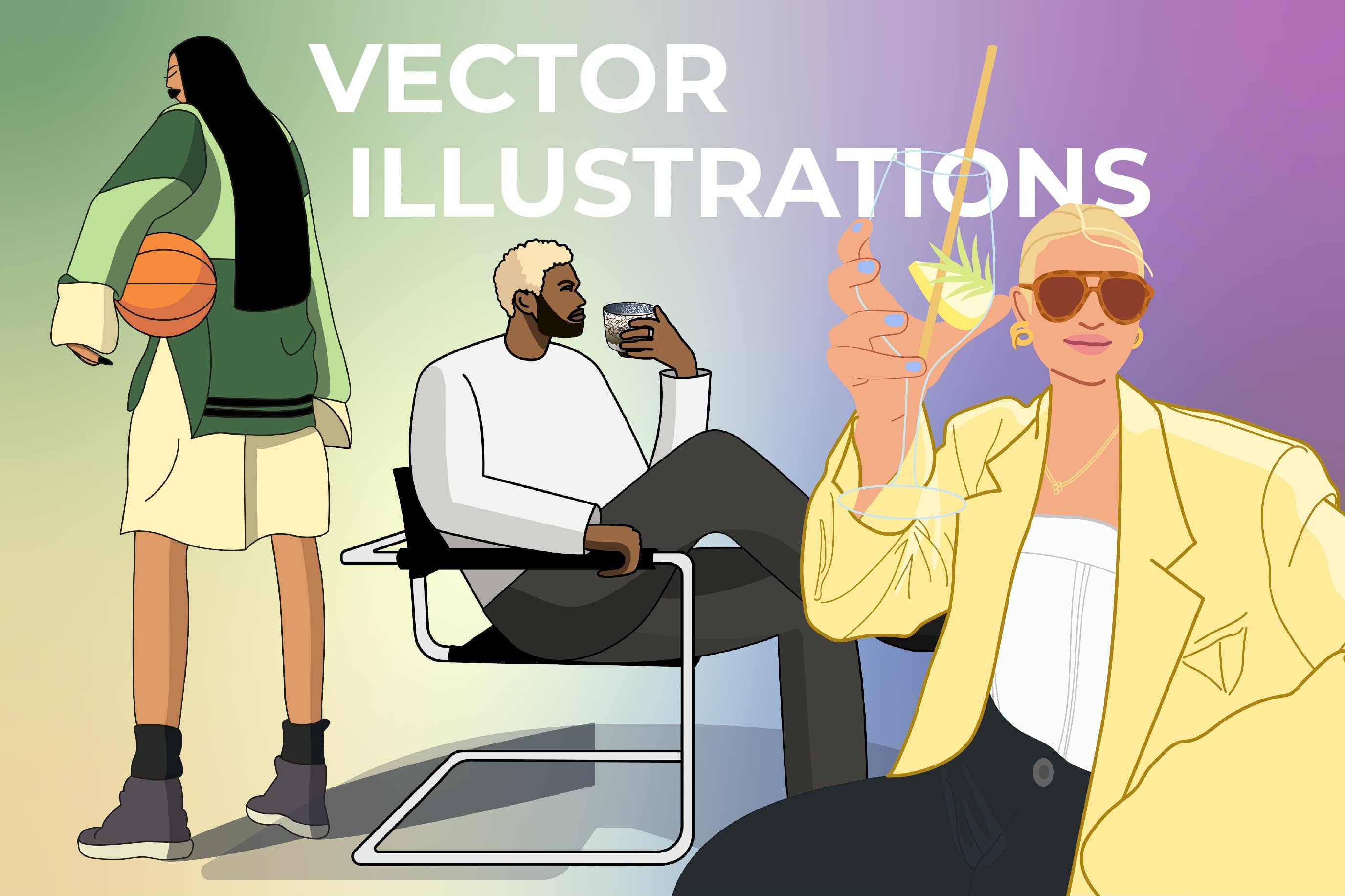 Portfolio for Unique and modern vector illustration