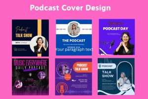 Portfolio for artwork for your podcast cover art