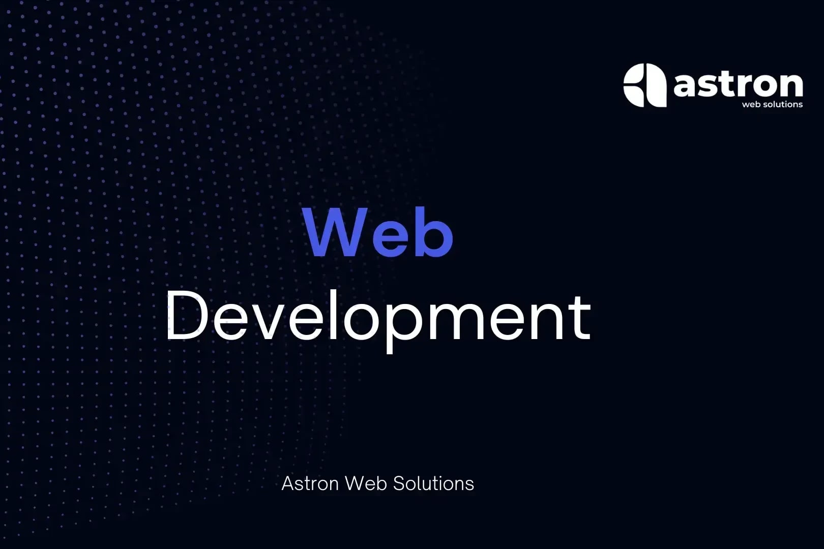 Portfolio for Web Design & Development