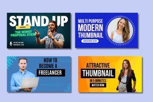 Portfolio for will make you a great youtube thumbnail