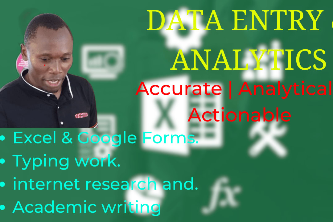 Portfolio for Data Entry and Analytics