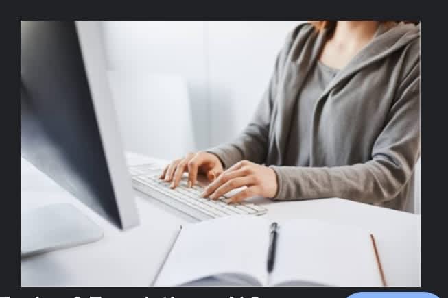 Portfolio for Typing and translation