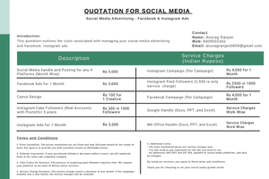 Portfolio for Digital Marketing/Social Media Manager