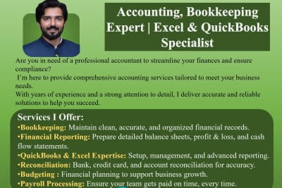 Portfolio for Accountant, Bookkeeping