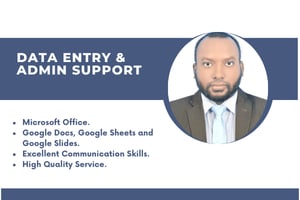 Portfolio for Data Entry and Admin Support