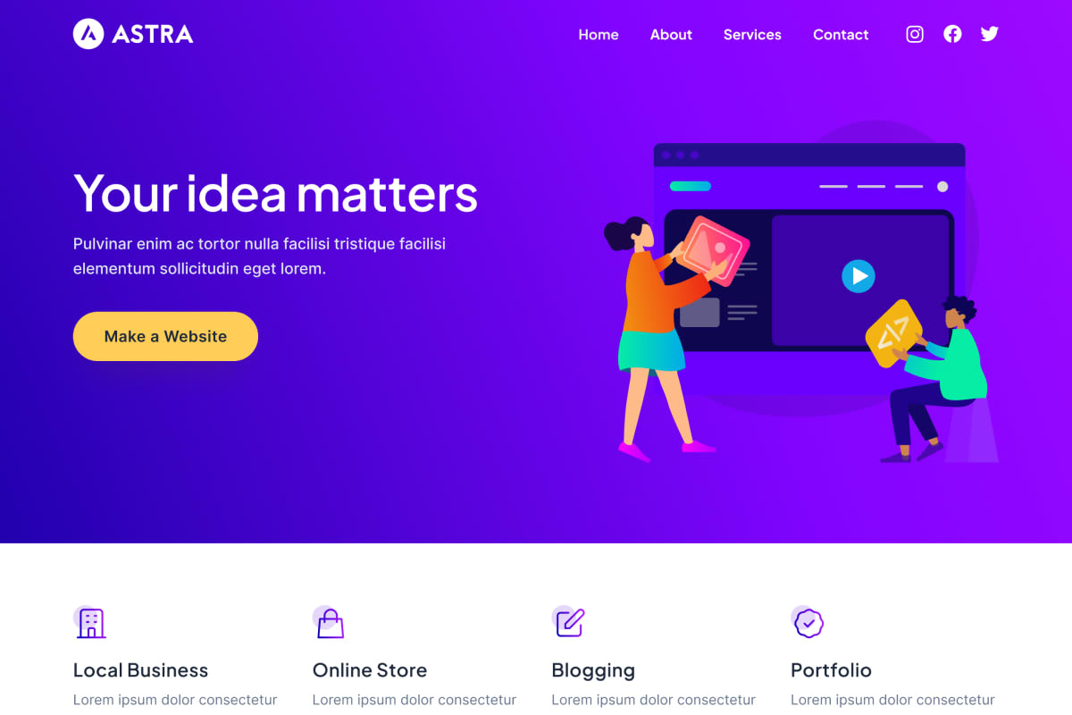 Portfolio for Web Developer