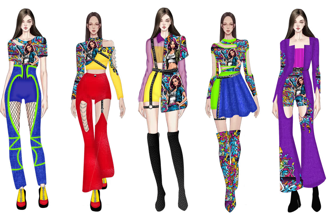 Portfolio for Fashion Design & Illustration