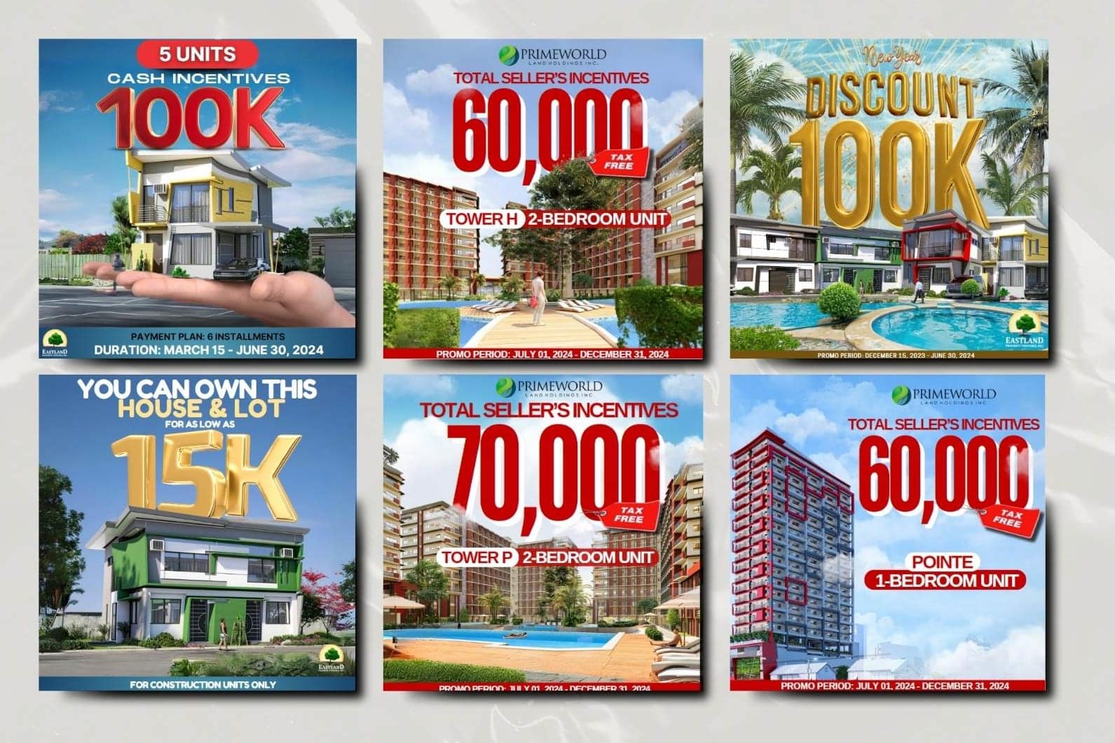 Portfolio for Promotional Graphic Designs