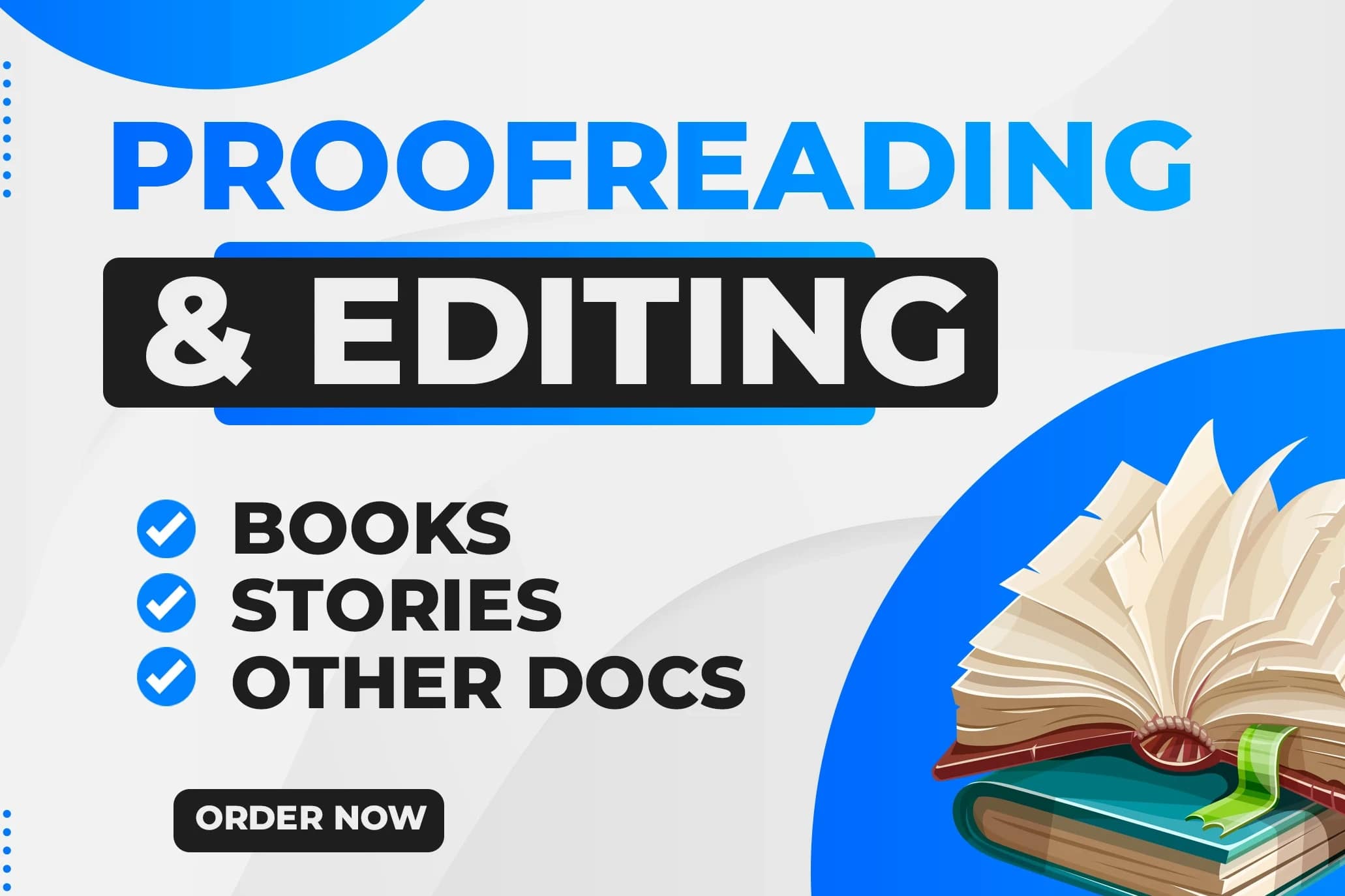 Portfolio for Editing texts, rewrites it
