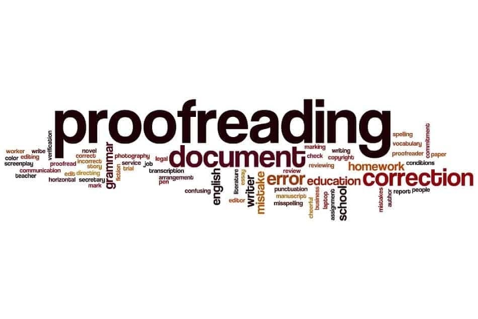 Portfolio for Proofreading and Editing