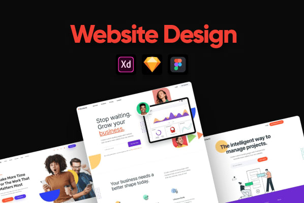 Portfolio for Website design in figma for your company