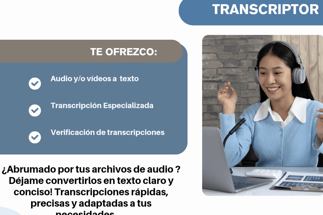 Portfolio for Transcripciones Precisas