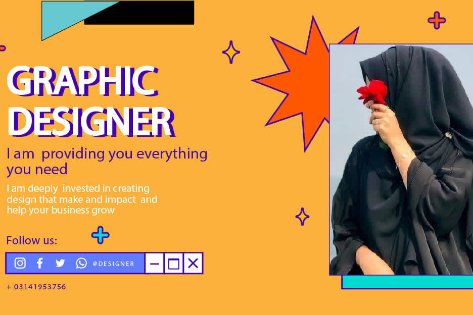 Portfolio for graphic designer