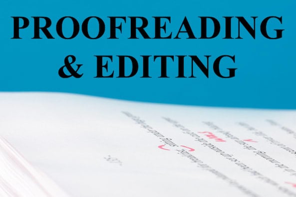 Portfolio for Proofreading and editing