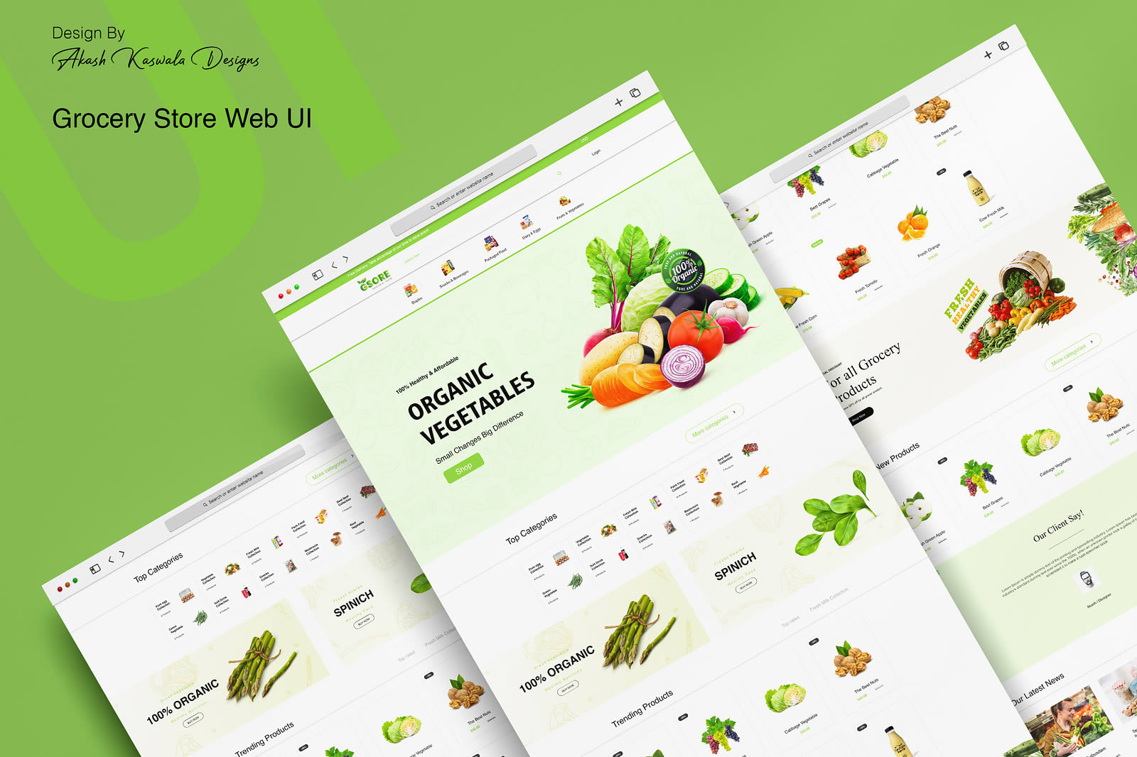Portfolio for Web UI/UX Design