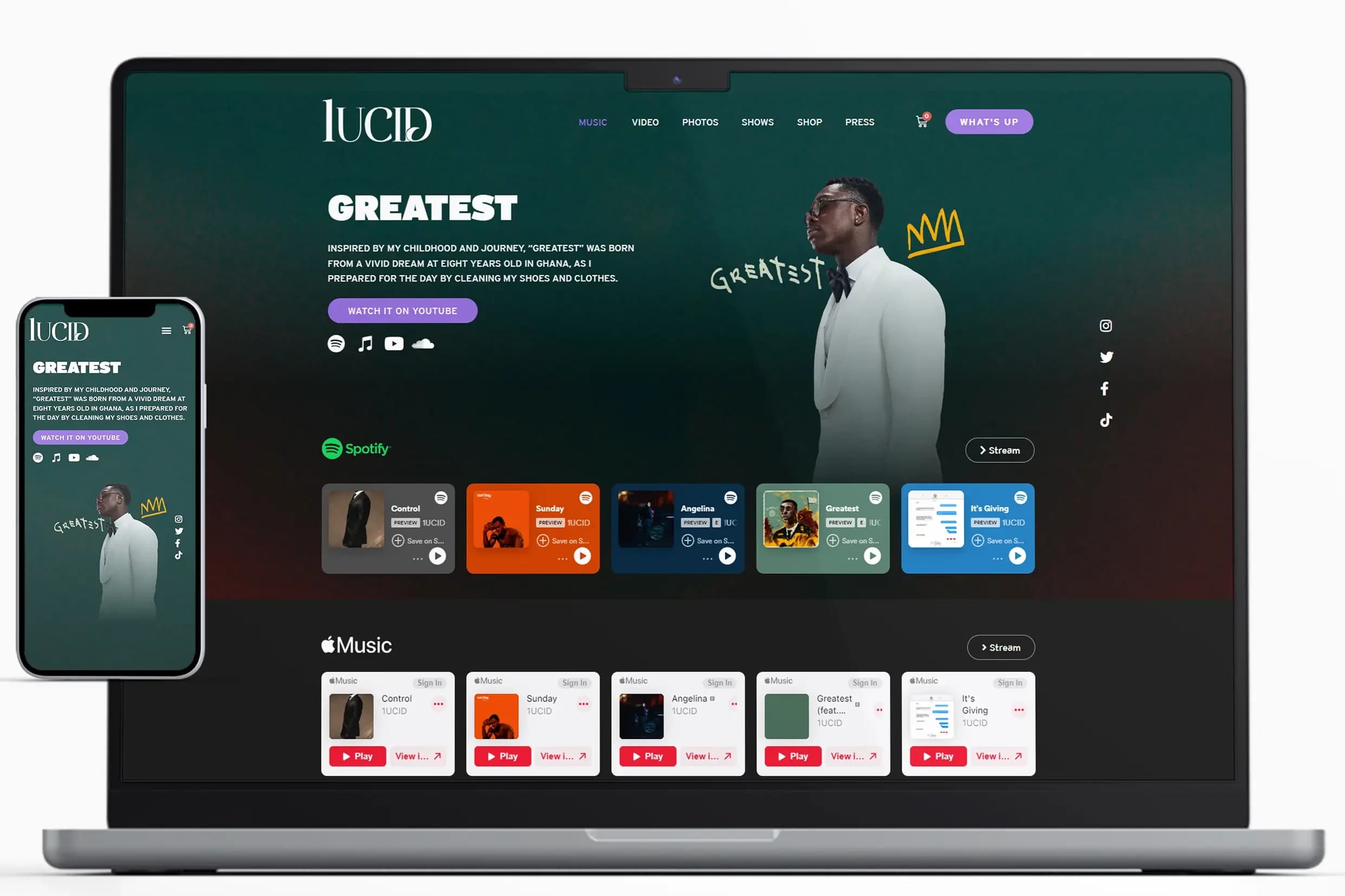 Portfolio for Full-stack web & mobile development