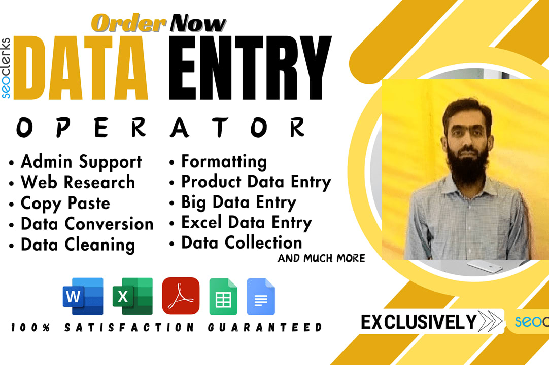 Portfolio for Data Entry Specialist