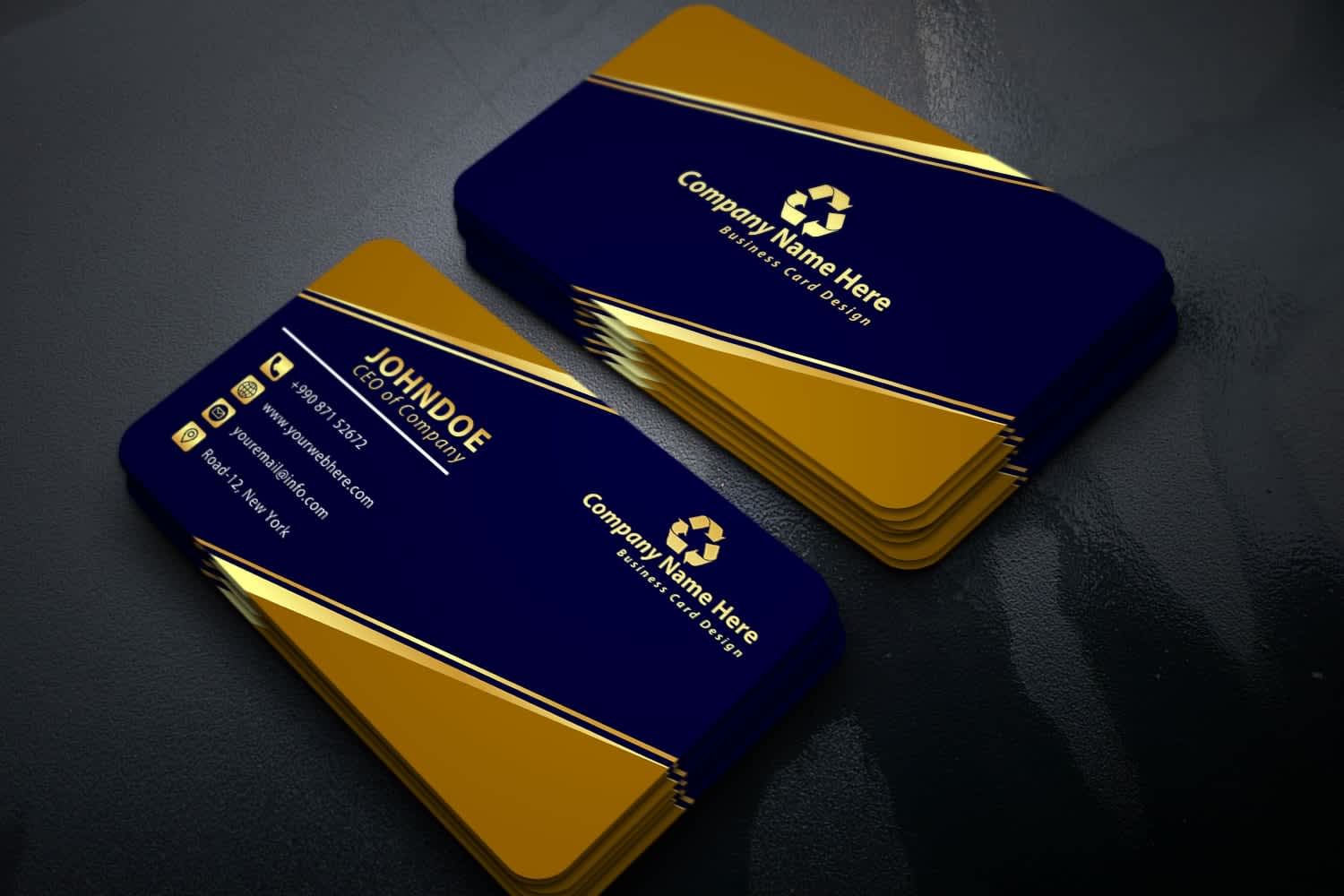Portfolio for Luxury Business Card Design