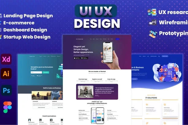 Portfolio for Figma UX/UI Design | Presentation Design