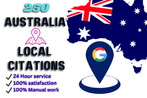 Portfolio for I will 250 Australian local citations