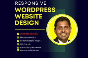 Portfolio for WordPress website designer