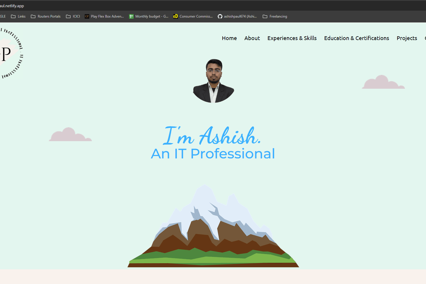 Portfolio for Web Developer