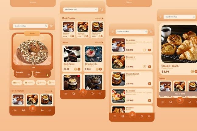 Portfolio for UI and UX Designs