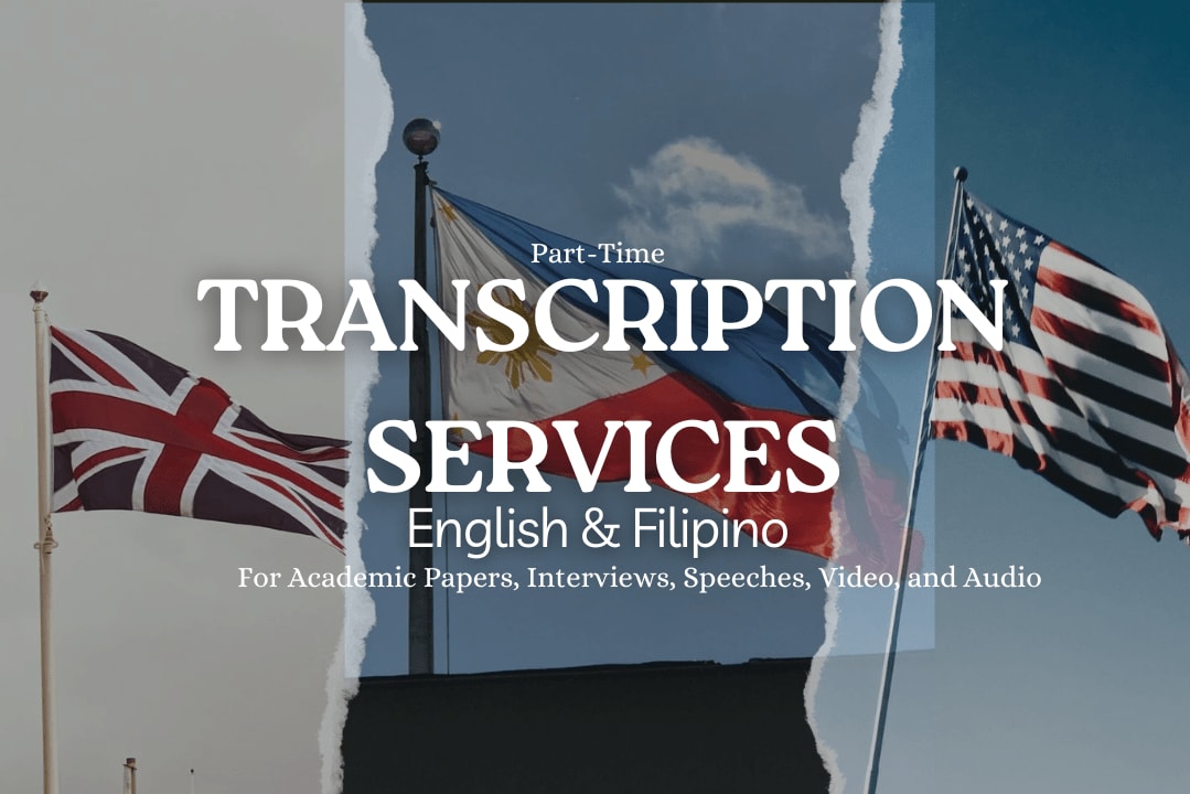 Portfolio for English and Filipino Transcription