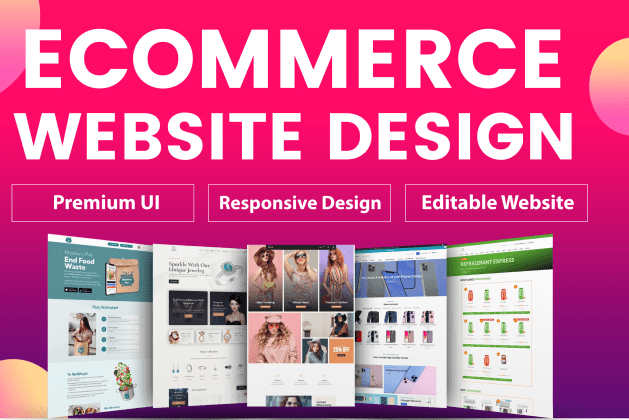 Portfolio for E-Commerce Website Design